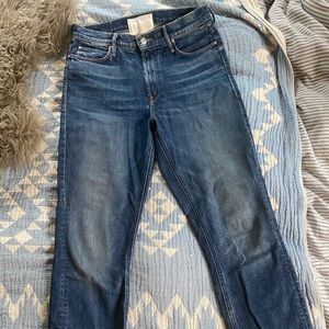 Mother Denim | THE INSIDER CROP STEP FRAY | Size 29